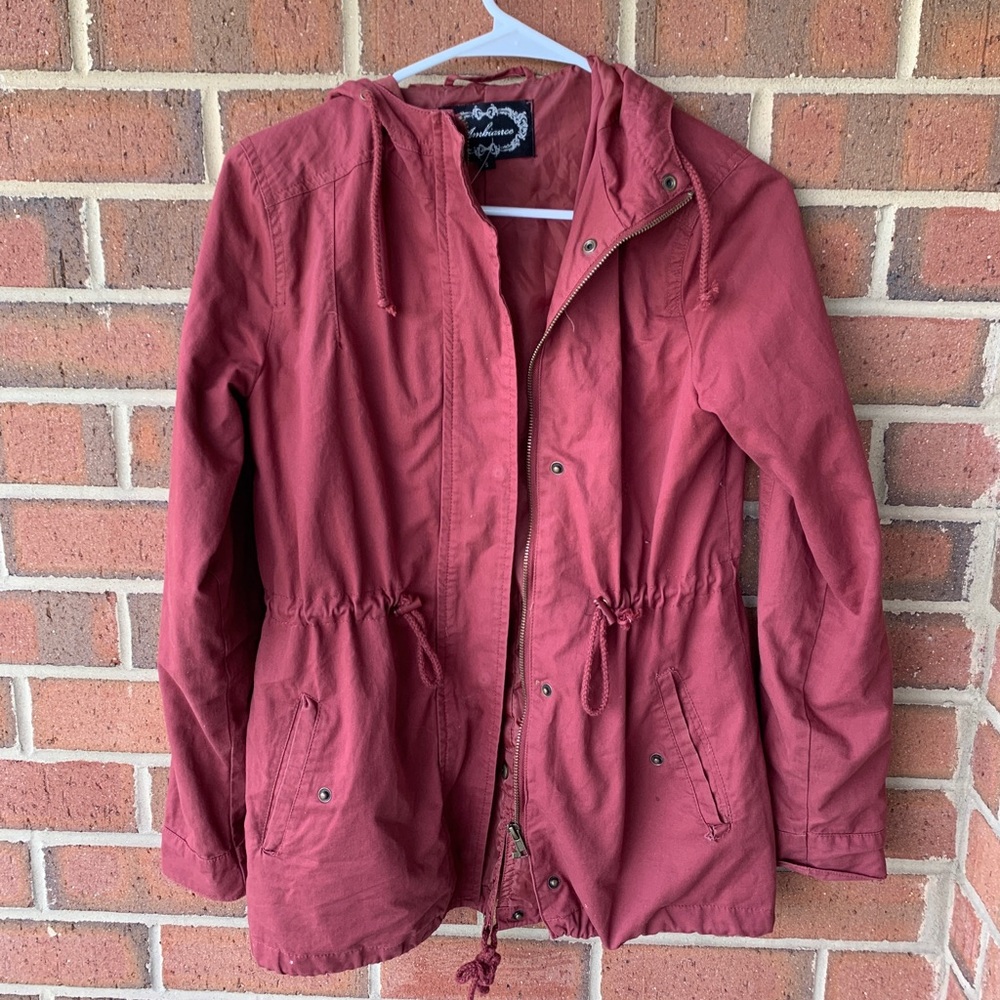 Dusty maroon jacket size small